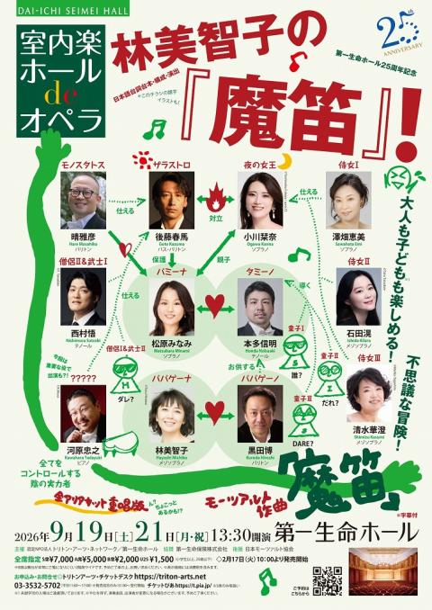 林美智子の『魔笛』!(W.A.モーツァルト作曲)