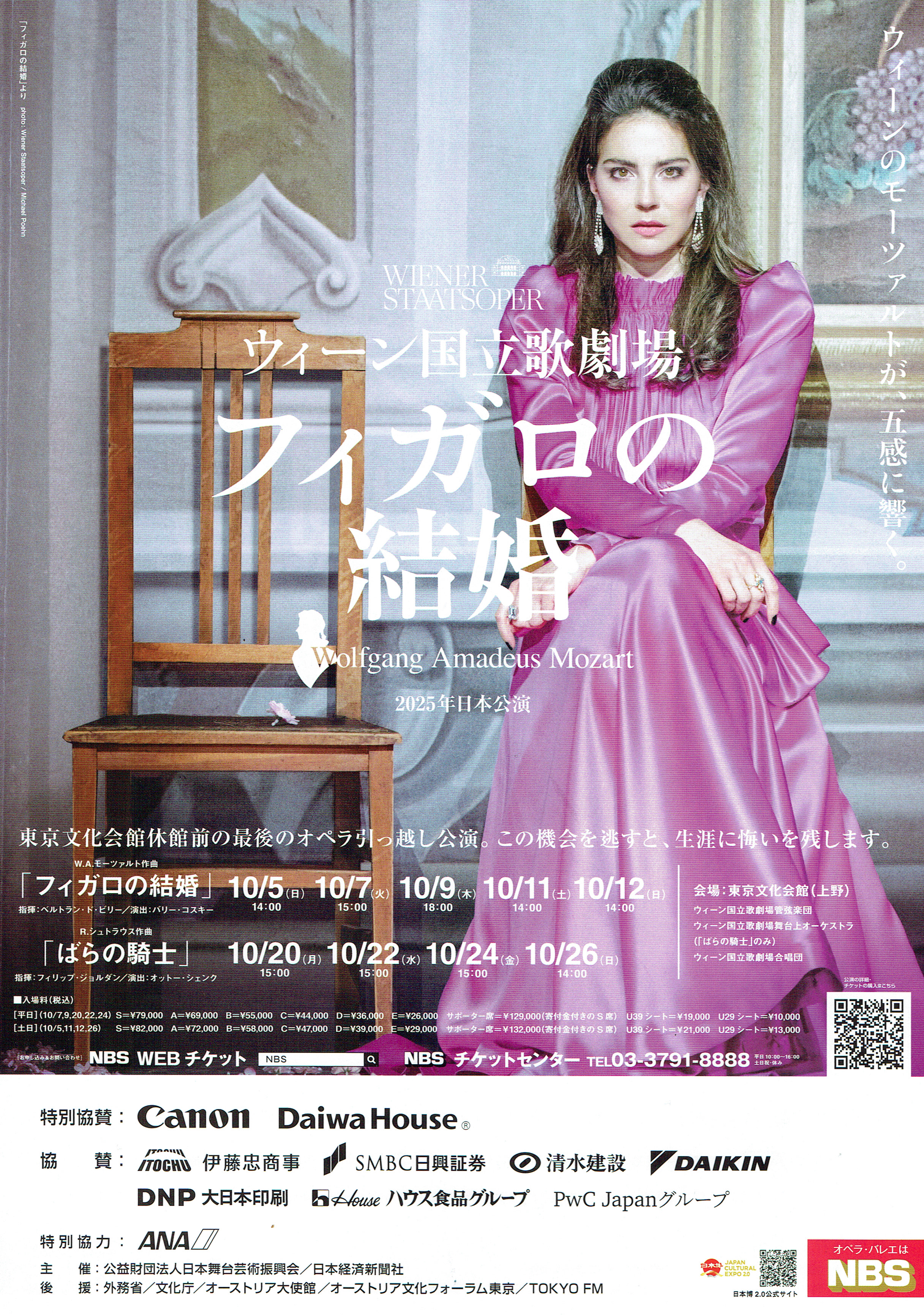 ウィーン国立歌劇場 『フィガロの結婚』 (W.A.モーツァルト 作曲)